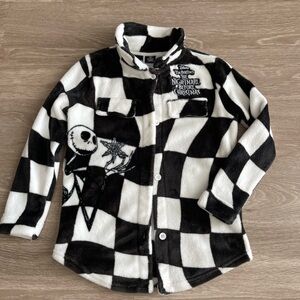 Disney Black and White Fleece Jacket